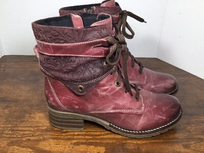 Dromedaris KARA Clementine Red Women’s Size EU 39 US 8 Faux Fur Lined Boots - Image 1 of 4