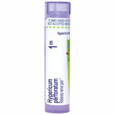 Boiron Laboratories Hypericum Perforatum 1M 80 pellets apoyo homeopático Foto 1 de 4