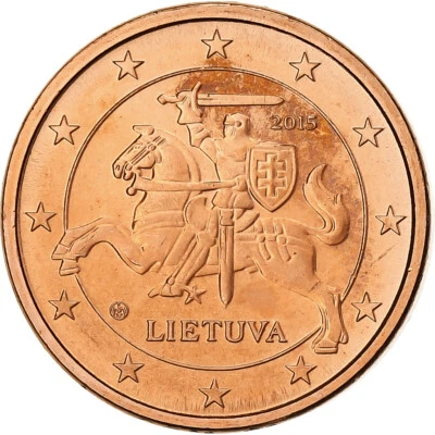 [#1308518] Lithuania, Centime, 2015, Vilnius, Copper Plated Steel, MS - Image 1 of 2