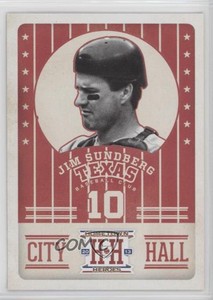 2013 Panini Hometown Heroes City Hall Jim Sundberg #CH2