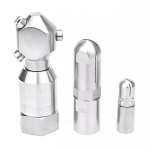 3/4" Tank Clean Nozzle 360° Auto-rotation for Barrels Pipes Tube Tank jet Clean - Picture 1 of 7