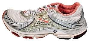 Brooks Trance 8 Stability Running Shoes Womens Size 10 Silver Orange 1200341B141 - Picture 1 of 9