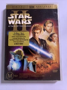 Star Wars Episode II Attack Of The Clones (DVD, 2001) Region 4 - Picture 1 of 5