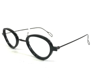 Morgenthal Frederics Eyeglasses Frames 155 CARLOTA Black Gray Round 45-24-144 - Picture 1 of 11