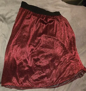 LulaRoe GRANDE Falda Lola Roja Brillante NUEVA Elegante Mujer Niñas Navidad - Imagen 1 de 7