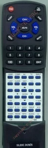 Replacement Remote for VIZIO VO47LFHDTV20A, SV470XVT1A, SV370XVT, VUR9 - Picture 1 of 1