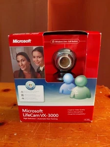 Microsoft Windows Live Messenger LifeCam VX-3000 USB 2.0 Webcam PC NIB - Picture 1 of 5