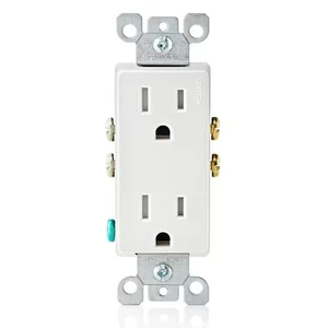 Leviton T5325-WMP 8er-Pack Decora Kindersicherheit manipulationssichere Steckdosen weiß - Bild 1 von 11
