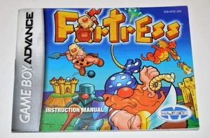 MANUAL ONLY Fortress Nintendo Gameboy Advance Instruction Booklet - Picture 1 of 1