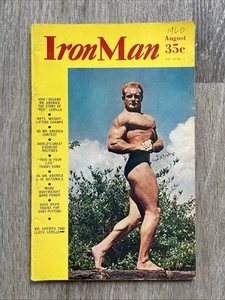 Peary Rader IRON MAN Magazine LLOYD LERILLE + MR AMERICA AUG 1960 VOL 20 NO 1 - Picture 1 of 24