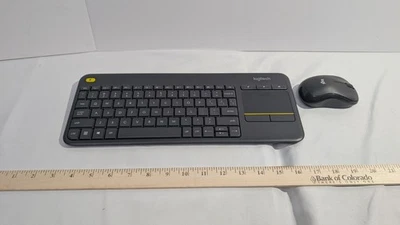 Teclado inalámbrico Logitech K400 Plus con panel táctil Plus ratón inalámbrico incluido  Foto 1 de 2