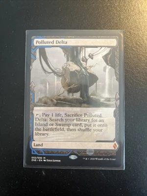 Polluted Delta Zendikar Rising Expeditions Regular NM X1 - Image 1 of 3