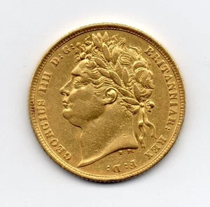 1822 Gold Sovereign, George IV - Picture 1 of 2