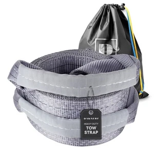 Tow Strap Heavy Duty 70000 lbs 30ft - Recovery Tow Rope for Truck Van RV 35 U... - Bild 1 von 9