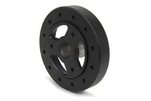Coleman Racing Products Harmonic Balancer SBC 6in Paint Aluminum Steel Black - Picture 1 of 5