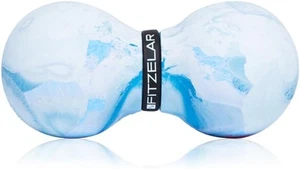 Doppel-Lacrosse-Massageball für myofascial Release, SGS-Zertifizierung, blau  - Bild 1 von 7