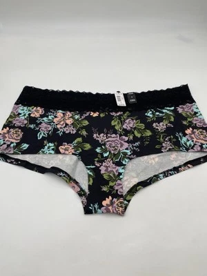 New TORRID CURVE Size 2 Multicolor Cotton Boyshort Panty - Image 1 of 4