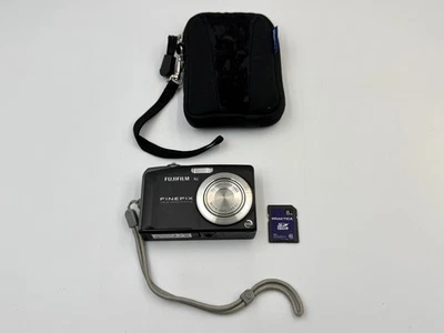 Fujifilm FinePix F60fd 12.0MP Digital Camera - Black - Tested - Image 1 of 4