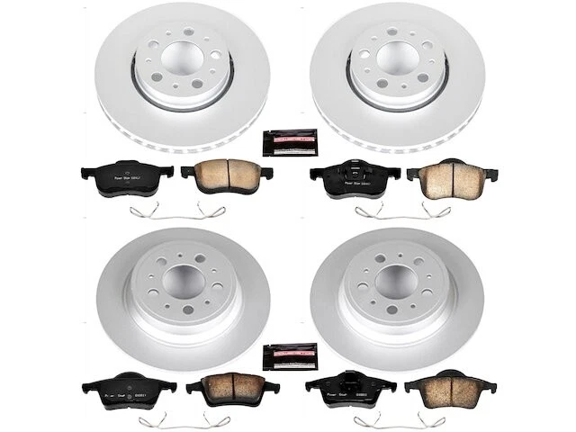 Kit de pastillas de freno y rotor delanteras y traseras para Volvo XC70 2004 2003-2007 FC761JF Foto 1 de 1