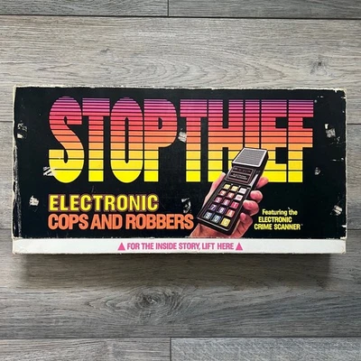 Parker Brothers Stop Thief Electronic Cops Robbers Crime Board Game 95% Complete - Image 1 of 4