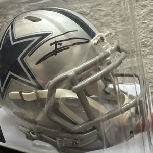 🔥Trevon Diggs Auto Signed Cowboys Mini Speed Helmet 🔥 Beckett Authentic W Holo - Picture 1 of 6