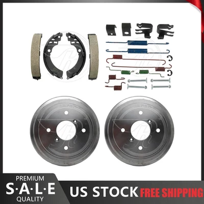 Kit de herrajes de tambores de freno y zapatas de freno trasero para Geo Metro 1997 NUEVO Foto 1 de 4