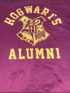 Harry Potter T-Shirt Gr. L Hogwarts Alumni Kurzarm Baumwolle - Bild 1 von 2