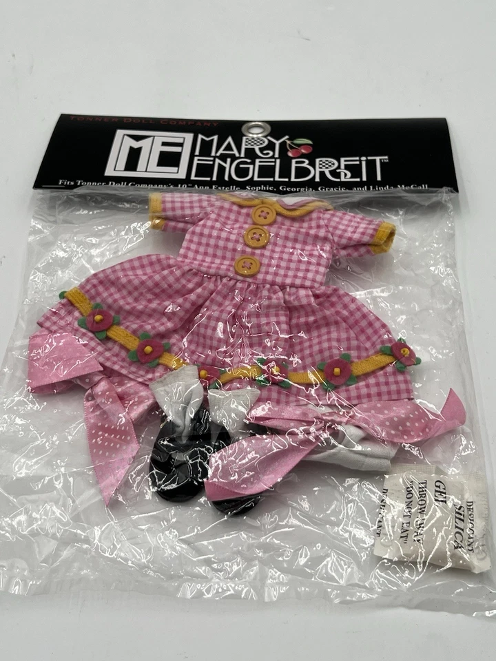 Conjunto de muñeca vintage Mary Engelbreit rosa Miss Smarty para 10" Tonner Ann Estelle Foto 1 de 4