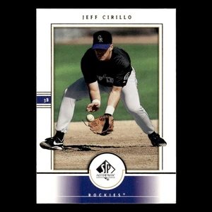 Jeff Cirillo #90 2000 SP Authentic Colorado Rockies Baseball Card MLB NM - Picture 1 of 3