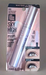 Maybelline Lash Sensational SKY HIGH MASCARA - 800 Blackest Black  ~ Free Ship - Picture 1 of 1