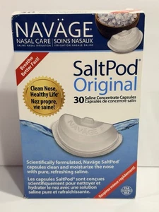Navage Nasal System Original Saltpods 30 Pods Brandneu Versiegelt Ablaufdatum 01/2028 - Bild 1 von 6
