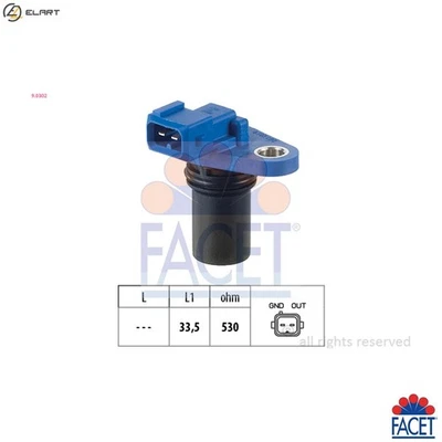 SENSOR RPM 9.0302 FOR MAZDA FORD IKON/V FUSION FIESTA/IV/Mk/Van/VI KA/STREET - Image 1 of 4