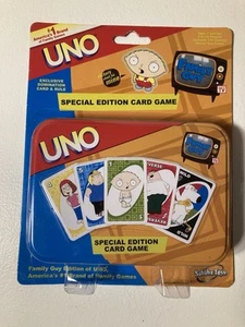 VINTAGE FAMILY GUY UNO CARD GAME COLLECTORS TIN UNOPENED - Picture 1 of 11