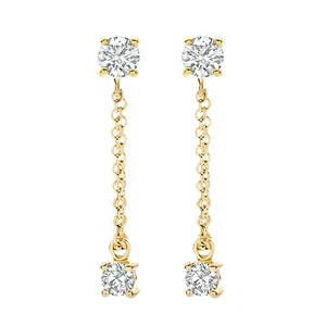 Blush Jewelry Women ´S Earrings With Zirconia 585 Gold 7346YZI - Picture 1 of 5