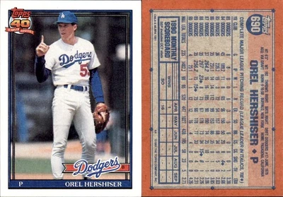 1991 Topps MLB-40 Years of Baseball-#651-792-You Pick-Volume Pricing-2233 - Image 1 of 3