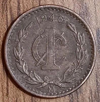 1946 🇲🇽 MONEDA MUNDIAL DE 1 CENTAVO DE MÉXICO. EN MUY BUEN ESTADO+. MUY BONITO. (J195) Foto 1 de 2