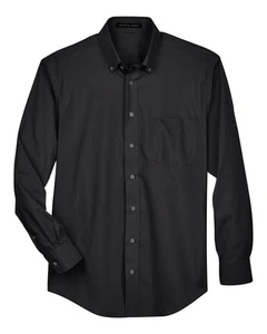 D620T Devon & Jones Men's Crown Collection® Tall Broadcloth Woven Dress Shirt - Picture 1 of 3