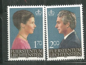 LIECHTENSTEIN 799-800 MNH PRINCESS MARIE, PRINCE HANS SCV 3.40 - Picture 1 of 1