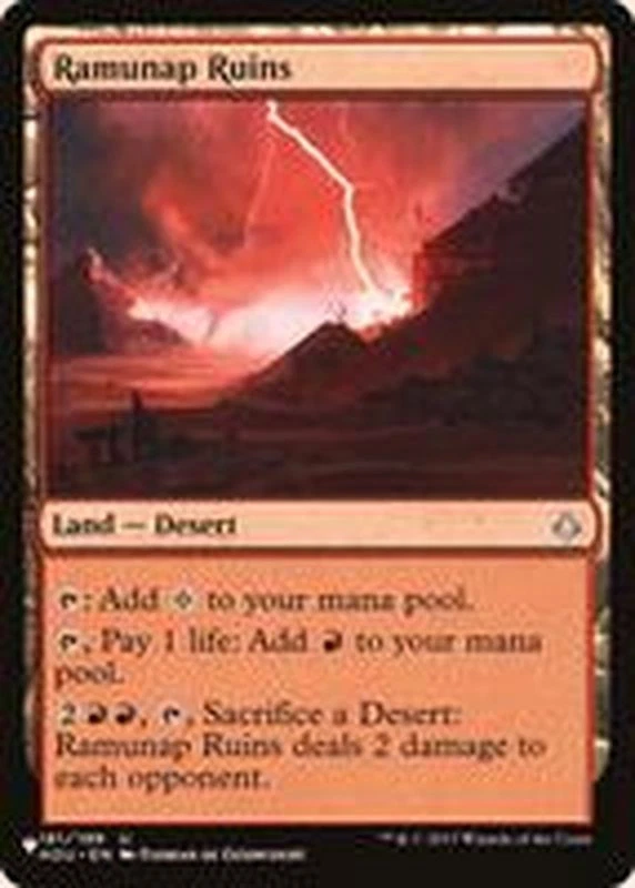 MTG Ramunap Ruins English [ The List ] - Image 1 of 1