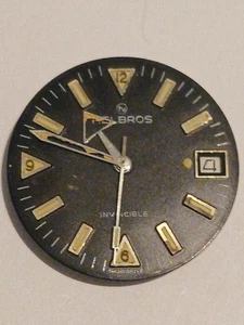 Vintage Helbros Invincible Dive Watch Movement, Used, Good Balance - Picture 1 of 15