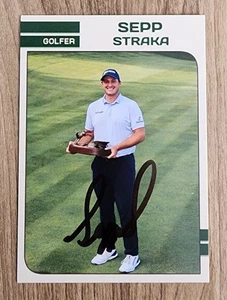 Sepp Straka Signed Custom Golf Card PGA Augusta Masters LEGEND RAD - Picture 1 of 5
