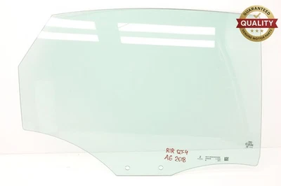 AUDI A6 C7 2012-2018 panel de puerta lateral del pasajero trasero derecho ventana cristal OEM Foto 1 de 4