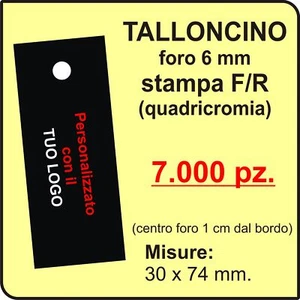 CARTELLINI con LOGO per abbigliamento, borse, accessori - Foto 1 di 1