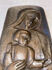 Christliches Relief Bronze Guss Mutter Gottes Madonna Heiliger  Religion Kirche