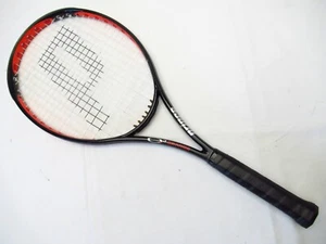 PRINCE O3 ORANGE (BLUE) 110 TENNIS RACQUET (4 1/2) FORMER REP DEMO. NEW GRIP!!! - Picture 1 of 15