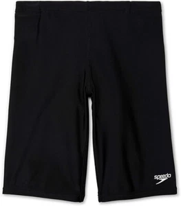 Speedo Boy's Swimsuit Jammer Begin to Swim Solid Speedo Black Size 6 - Picture 1 of 2