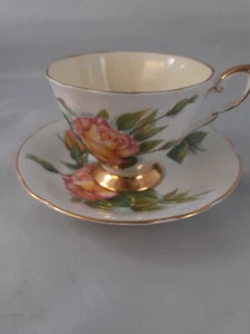 Paragon Peace Teetasse & Untertasse Harry Weizencroft feiner Knochen China Vintage britisch - Bild 1 von 11