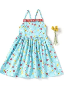 Girls Matilda Jane Platinum Blue Above and Beyond Marilyn Dress size 10 NWOT - Picture 1 of 9