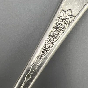 Wm Rogers GARDENIA Dessert Spoon International Silver Plate 1941 Flatware - Picture 1 of 12