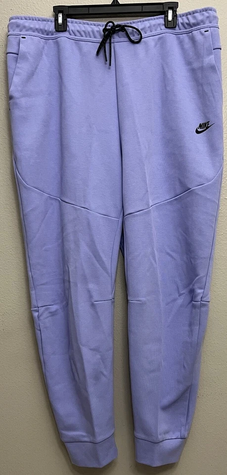 Nike Tech Fleece Joggers Light Thistle CU4495-569 Men's Size XL